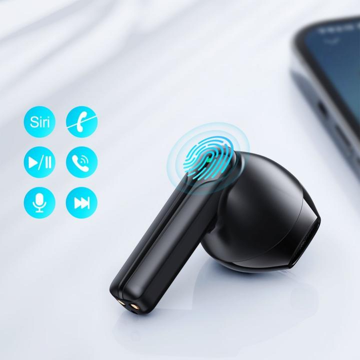 Produktbild Joyroom Drahtlose Kopfhörer TWS JR-TL11 ENC Schwarz (ANC, 6 h, Kabellos)