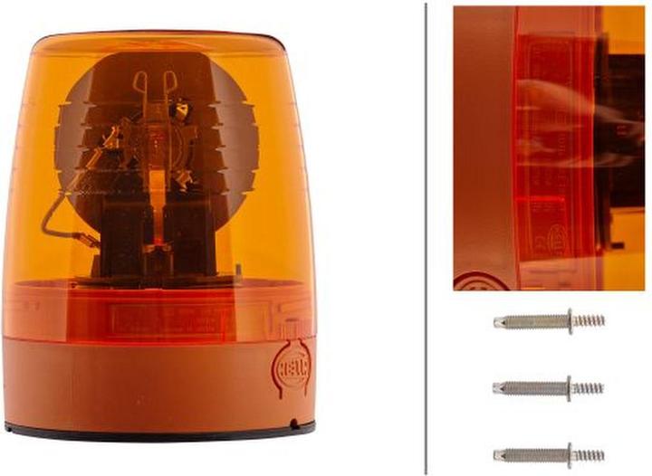 Actual product image Hella Rotating beacon halogen for FENDT GOLDHOFER AGCO
