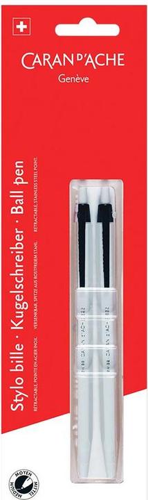 Actual product image Caran d'Ache 825 Kugelschreiber im Blister (Black, 2 x)