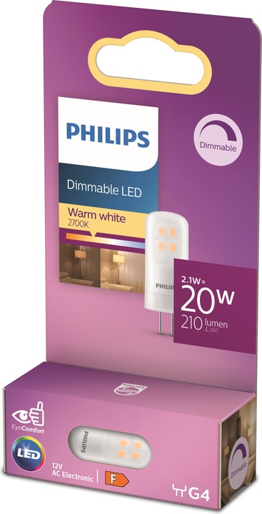 Immagine prodotto Philips G4 Led (G4, 2.10 W, 210 lm, 1 x, F)