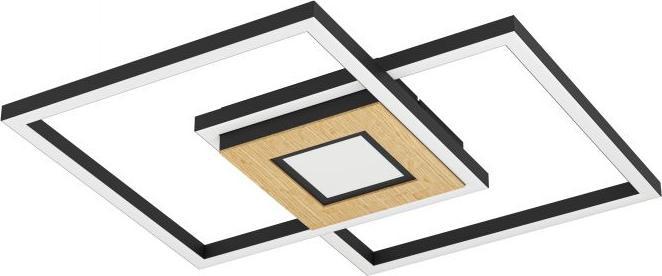 Produktbild EGLO LED Deckenleuchte Alu/Holz/Stahl/Kunststoff dimmbar 2x17W + 1x4,2W 3800 lm + 550 lm 2700- 6500 K ei (3800 lm)