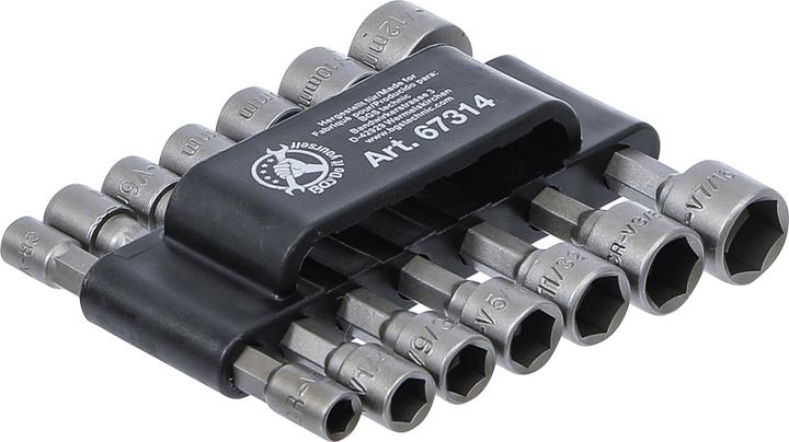 Actual product image BGS Socket spanner bit set (6.3 mm)