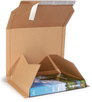 Image du produit Transpak Carton d'expédition classeur A4 dimensions 320x290x35-80mm marron fermeture SK adapté au format A4 (25 pcs)