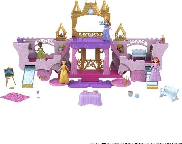 Actual product image Disney Princess Carriage To Castle Transforming Playset