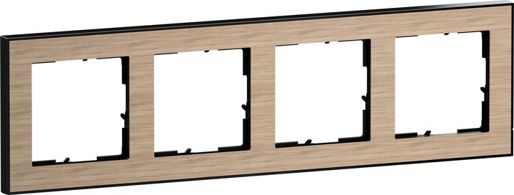 Produktbild Legrand Seano+ 4-fach Rahmen mit Echtmaterialoberfläche