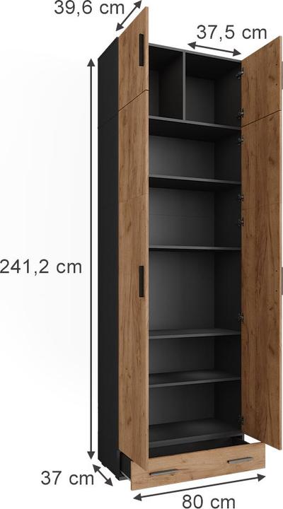 Produktbild Vicco Frank (80 x 37 x 241.20 cm)