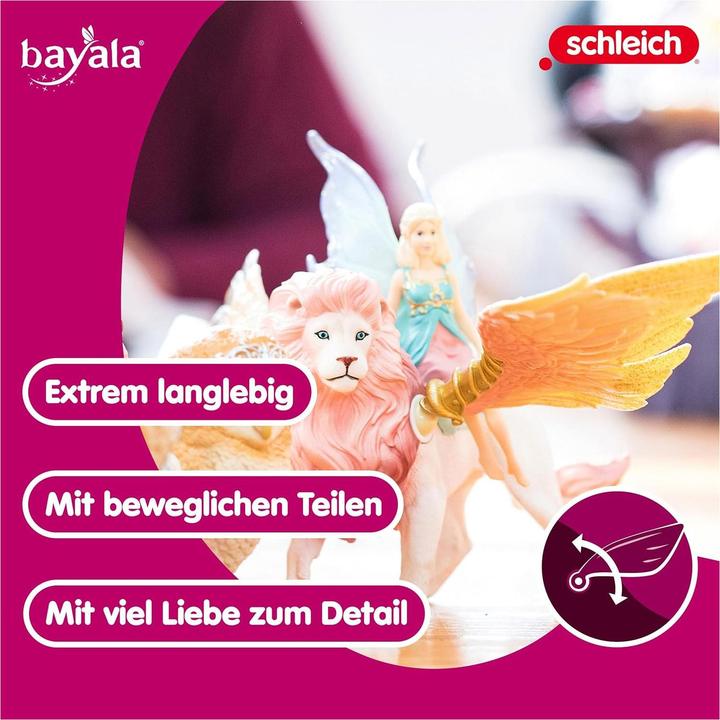 Produktbild Schleich Elfe auf geflügeltem Löwe
