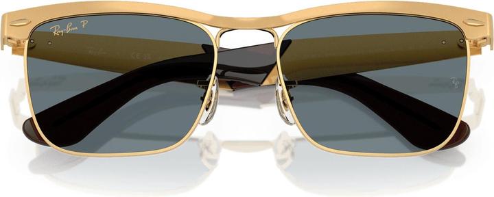 Dunkelblau polarisiert, Sandblasted Legend Gold