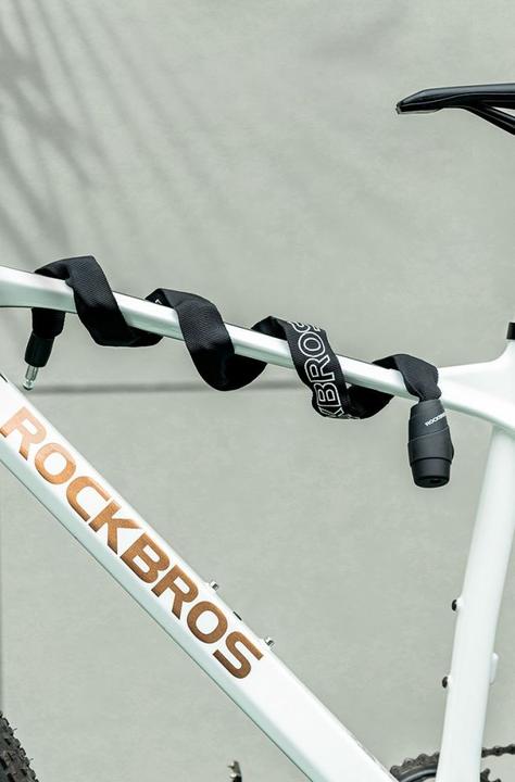 Productafbeelding Rockbros 3230002001 fietsslot met combinatie en sleutel - zwart (95 cm)