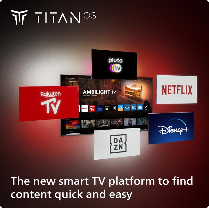Produktbild Philips TV Set||43"|4K/Smart|3840x2160|Wireless LAN|Bluetooth|Titan OS|43PUS8209/12 (43", QLED, 4K)