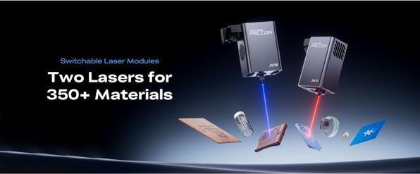 Produktbild Creality Falcon A1 Pro 20W, Drucktechnik: Keine, Anzahl Extruder