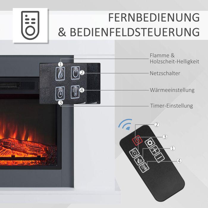 Actual product image Jamb Electric fireplace XXL up to 37m2
