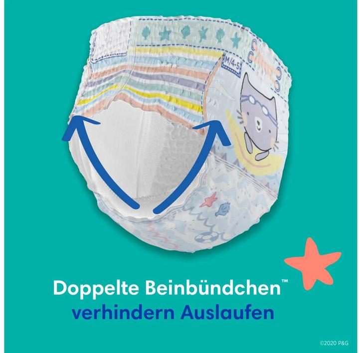 Actual product image Pampers Splashers (Size 3, Size 4, Pack, 12 Piece)