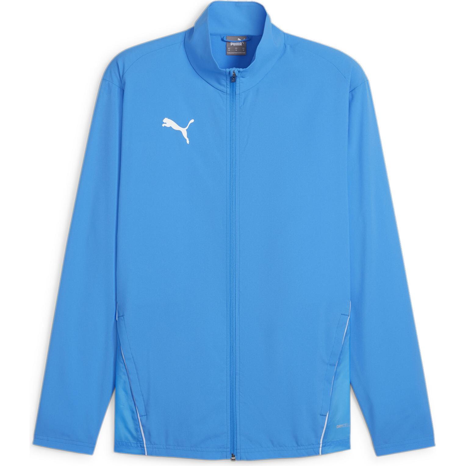 Puma, Herren, Laufjacke, teamGOAL Sideline Jacket (M), Blau, M