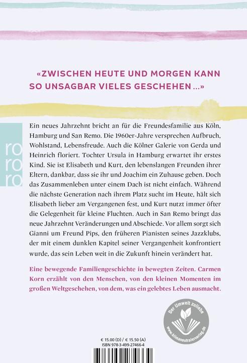 Produktbild Zwischen heute und morgen (Deutsch, Carmen Korn, 2023)