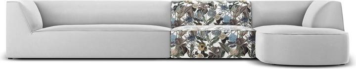 Garden Light Blue Pattern, Light grey