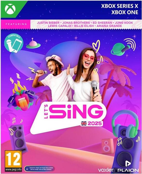 Image du produit Plaion Let's Sing 2025 Version internationale (Xbox One S, Xbox Series X)