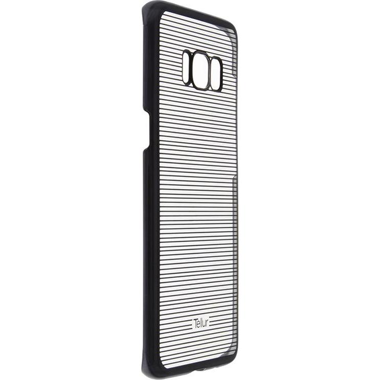 Thumbnail - Tellur Cover Hard Case for Samsung Galaxy S8, Horizontal Stripes black (Samsung Galaxy S8+), Smartphone Hülle, Schwarz