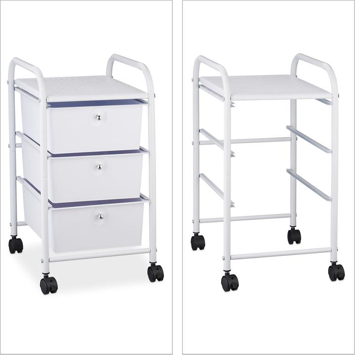 Productafbeelding Relaxdays Badwagen (33 x 39 x 60 cm)