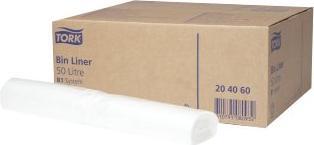 Actual product image Tork Waste bags 50 l transparent B1 (10 x, 50 l)