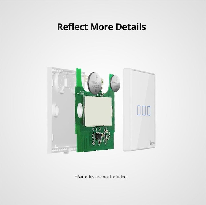 Productafbeelding Sonoff RF lichtschakelaar T2EU2C-RF