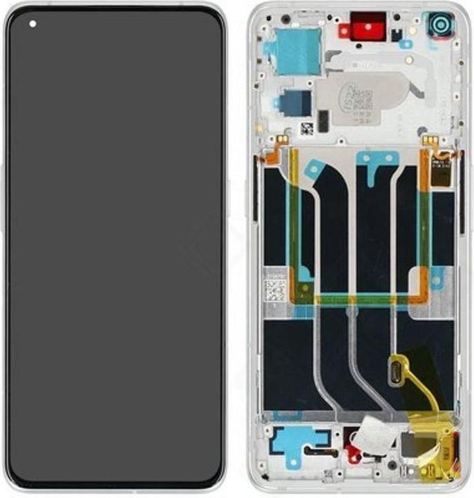 realme LCD + Touch + Frame for RMX3300, RMX3301 GT 2 Pro - paper white