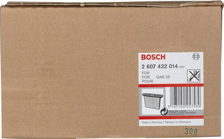 Produktbild Bosch Professional Zubehör Zellulose-Faltenfilter, 4300 cm², 257 x 69 x 187 mm