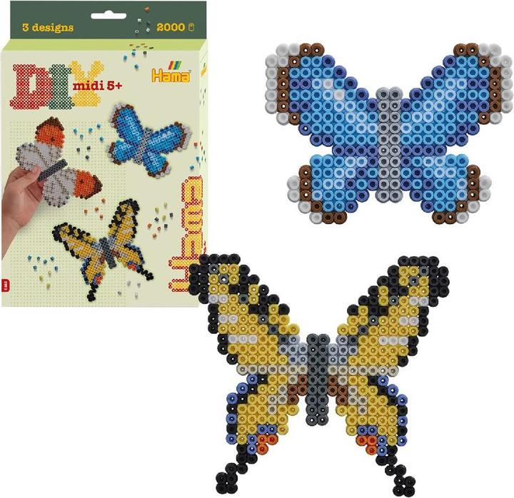 Image du produit Hama Perles à repasser - Kit de démarrage midi Papillons