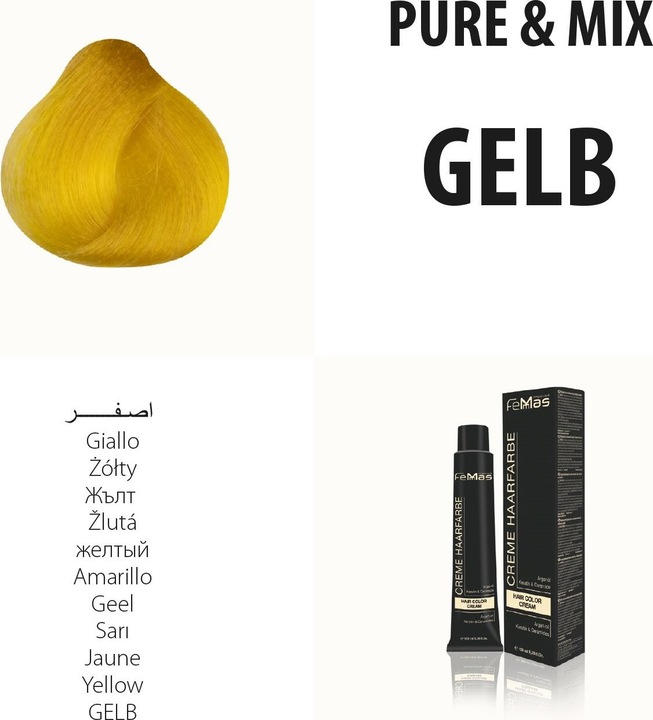 Produktbild FemMas 8.01) Haarfarbe Kühles hellblond 100ml (Kühles hellblond)