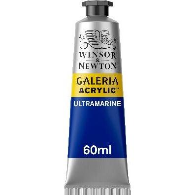 Winsor & Newton, Colore + Vernice per fai da te, Galeria Acrylic 60Ml Ultramarine 660 (60 ml)