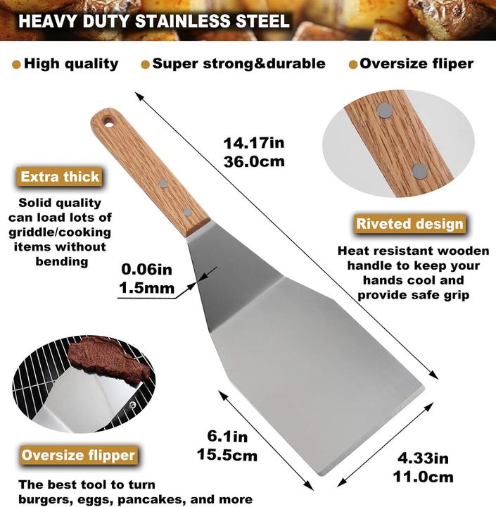 Produktbild Romanticist Grillspachtel Set, 8-teilig