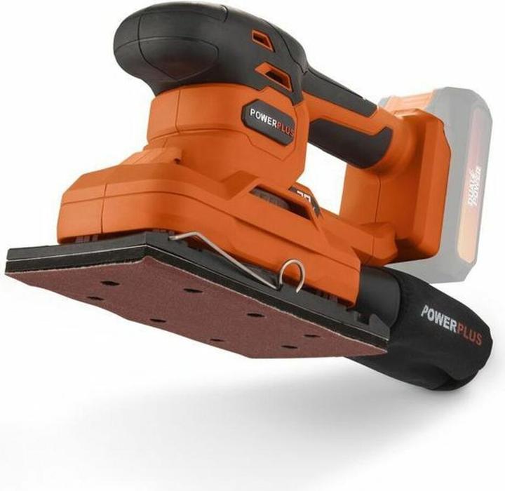 Actual product image Powerplus Dual Power Orbital Sander 20V - excl. battery and charger - 1 Acc. (Sander)