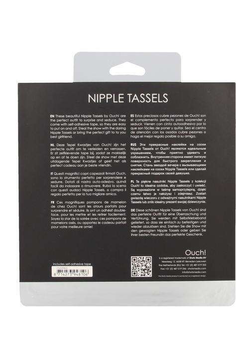 Actual product image Ouch! Nipple Tassels - Heart