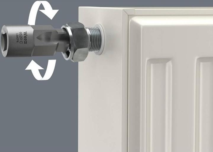 Actual product image Wera 9529 C SB Radiator Step wrench 1/2"