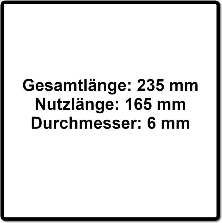 Produktbild Festool Schlangenbohrer SB CE D6 (6 mm)