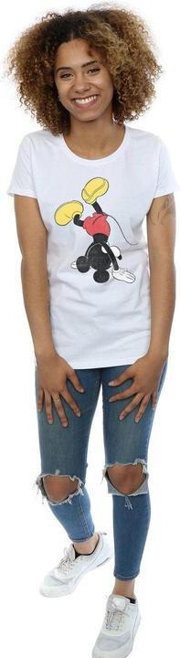 Actual product image Disney Womens/Ladies Mickey Mouse Upside Down Cotton T-Shirt (XL)