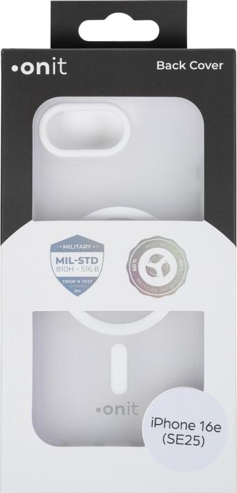Produktbild Onit Back Cover Armorix iPhone 16e Weiss matt, Grundfarbe (Apple iPhone 16e)