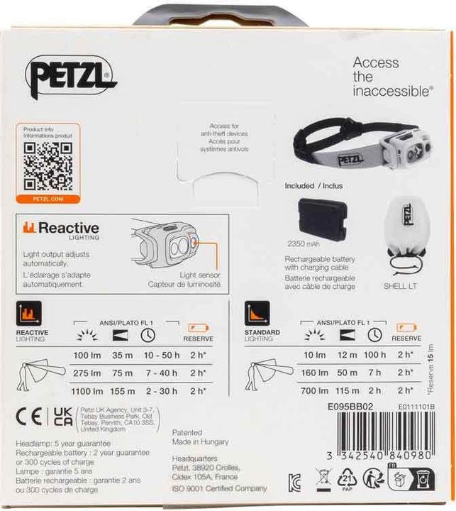 Immagine prodotto Petzl Swift Rl (1100 lm)