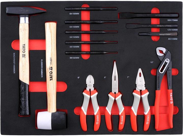 Actual product image Yato WORKSHOP CABINET + 211 pcs. TOOLS 55290 (211x)