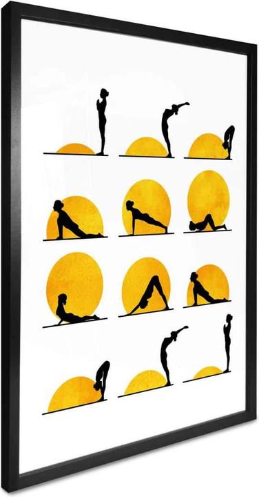 Actual product image Trenddeko Yoga The Sun Salutation (40 x 50 cm)