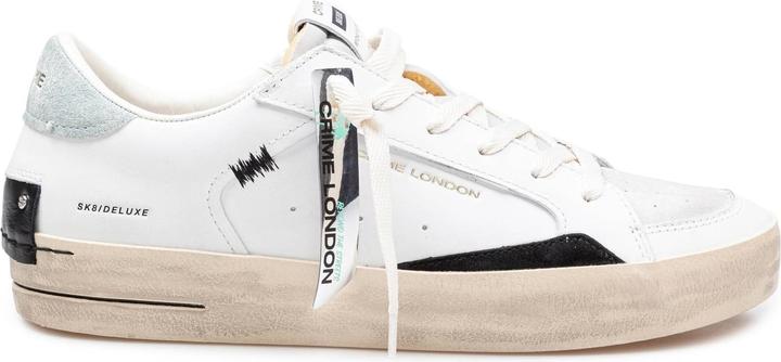 Image du produit Crime London Crime black and white leather sneakers (44)