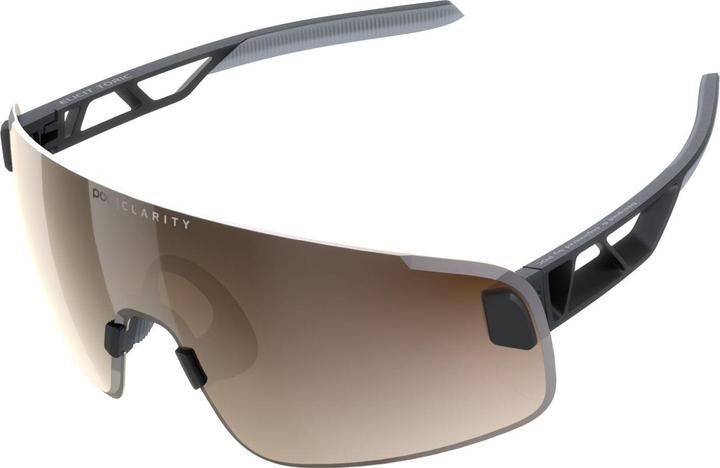 Poc Elicit Toric sports glasses (Black, Clarity Trail-Partly Sunny Silver)
