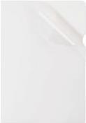 Actual product image Elba Standard document holder, DIN A4, PP, 0.12 mm, grained, open at top and right, side gripper hole (A4, 100 x)