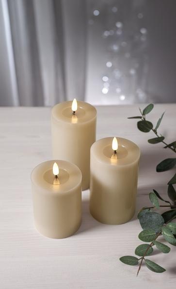 Actual product image Star Trading LED Pillar Candle Flame Flow (1 x)