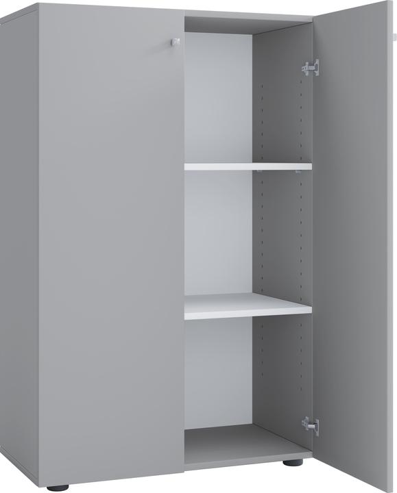 Produktbild VCM Holz Büroschrank Aktenregal Lona 3 Fächer mit Drehtüren (70 x 40 cm)