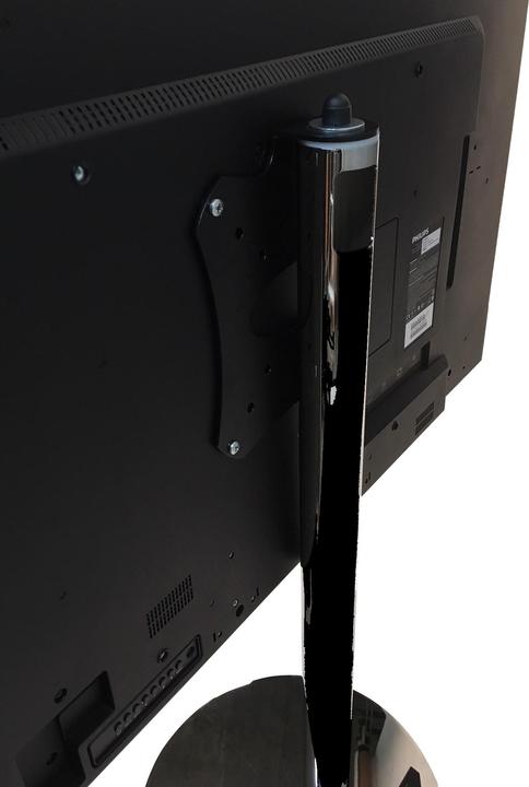 Produktbild Audioraq TV Ständer Edelstahl schwarz, -55", höhe100cm (40 kg)