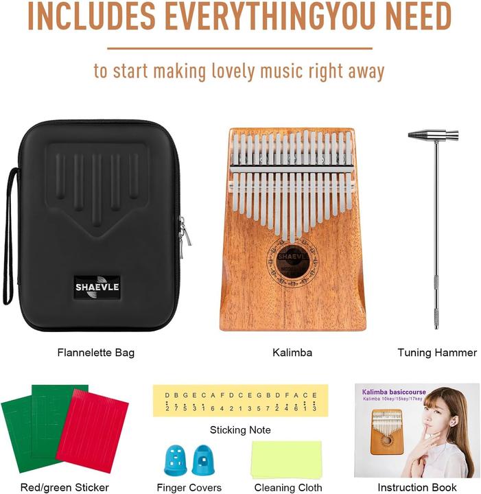 Produktbild Shaevle Kalimba Daumenklavier