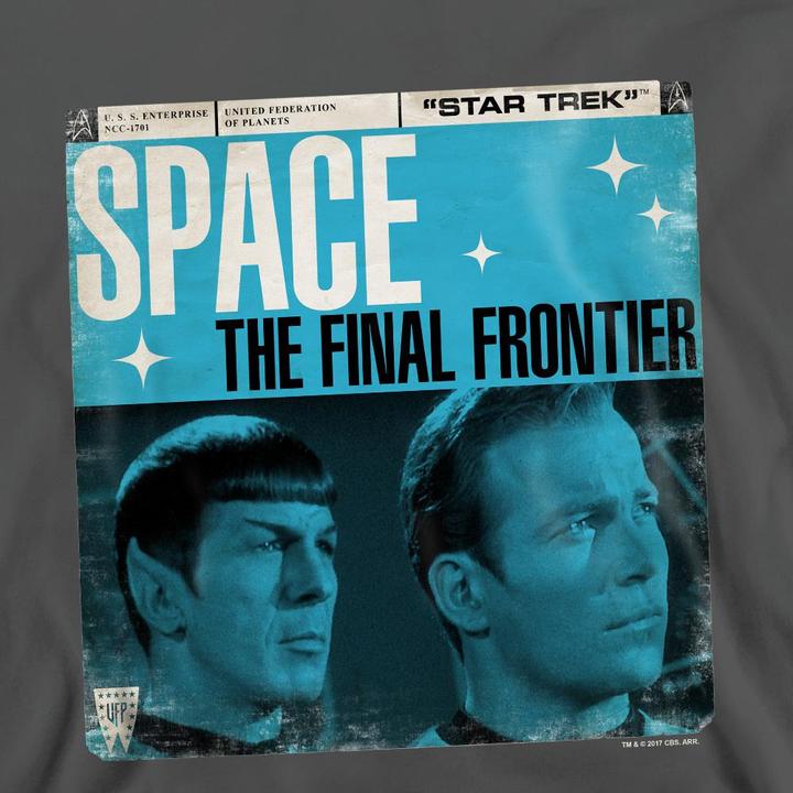 Actual product image Unisex Adult Final Frontier Cover Sweatshirt (M)