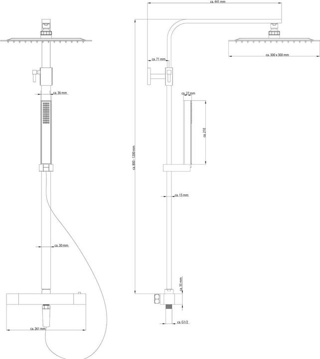 Actual product image Schütte Duschsystem