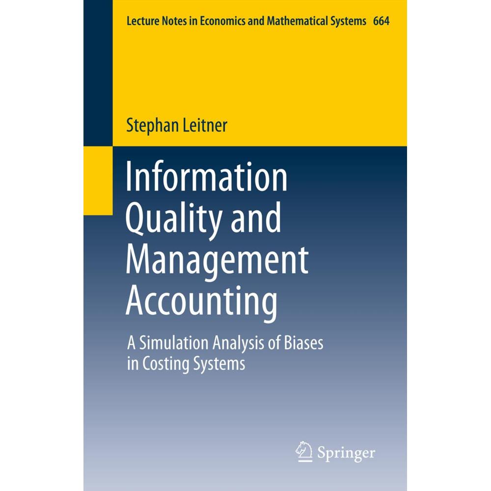 Information Quality and Management Accounting, Fachbücher von Stephan Leitner
